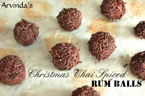 Arvinda's Christmas Chai Spiced Rum Balls
